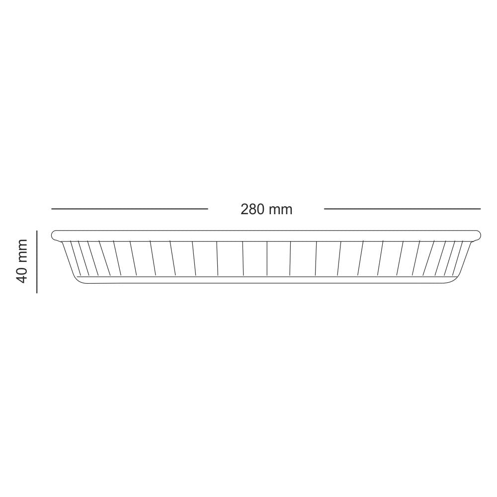 Borosil - Fluted Dish Microwave Safe Borosilicate Glass 1.2 Ltr Transparent - Ghar Sajawat