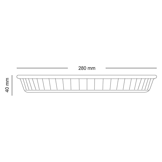 Borosil - Fluted Dish Microwave Safe Borosilicate Glass 1.5 Ltr Transparent - Ghar Sajawat