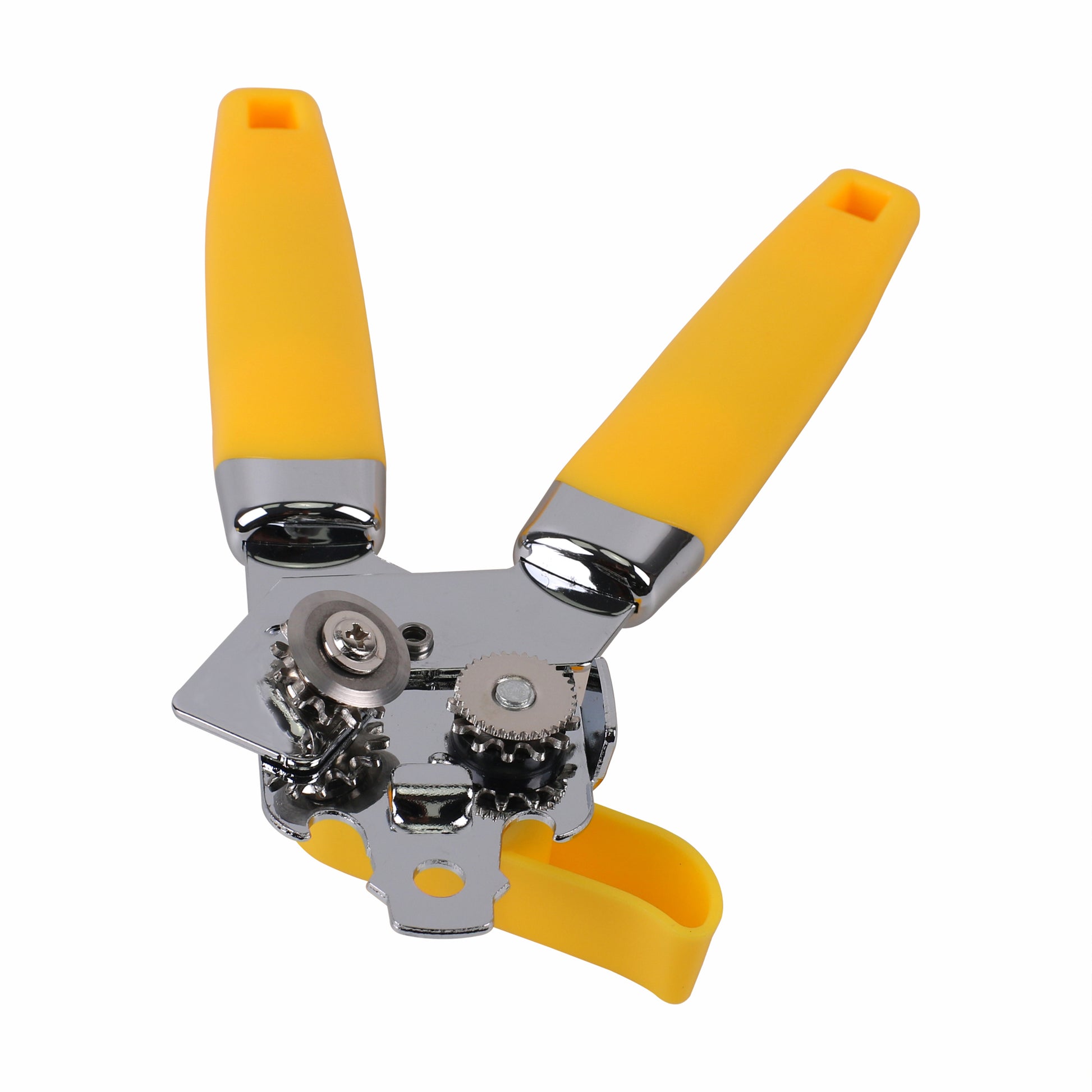 Classy Touch - 3-In-1 Stainless Steel Can Opener Yellow - Ghar Sajawat