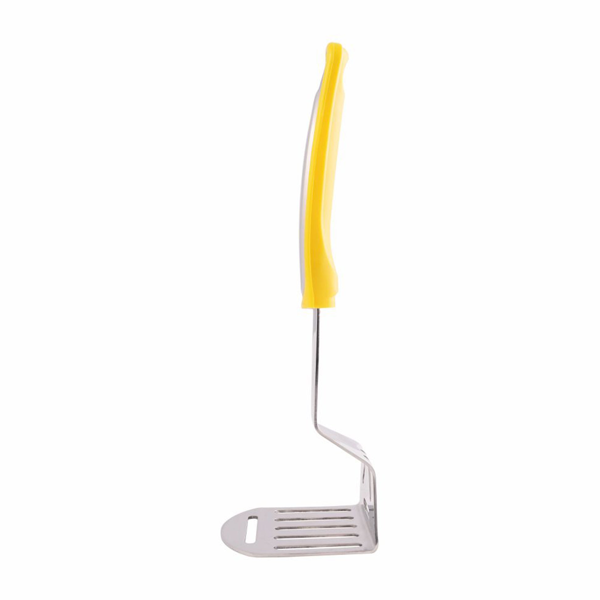 Classy Touch - Potato And Veg Masher Stainless Steel With ABS Plastic Handle Yellow - Ghar Sajawat