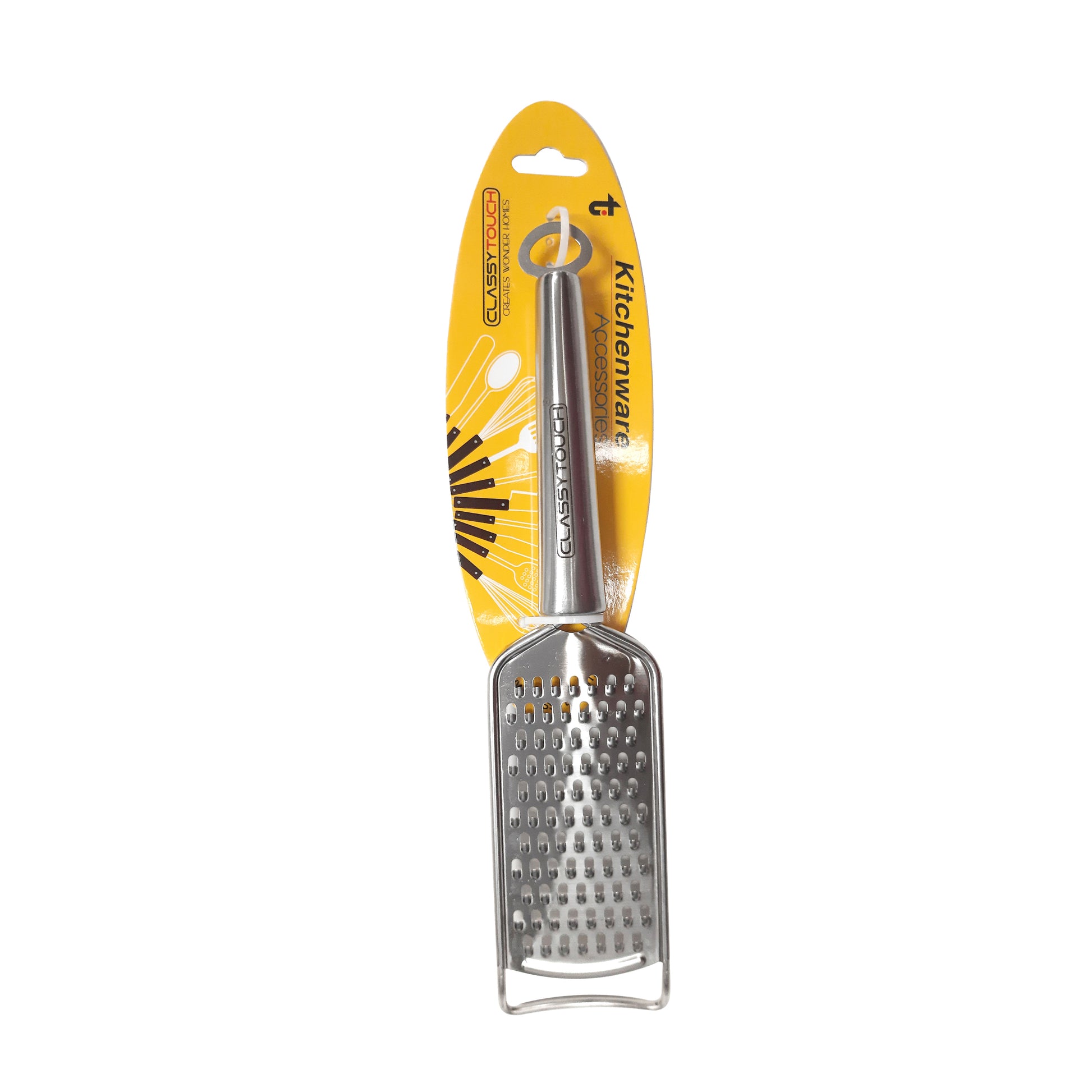Classy Touch - SS Grater Stainless Steel Small Hole Grater Silver - Ghar Sajawat