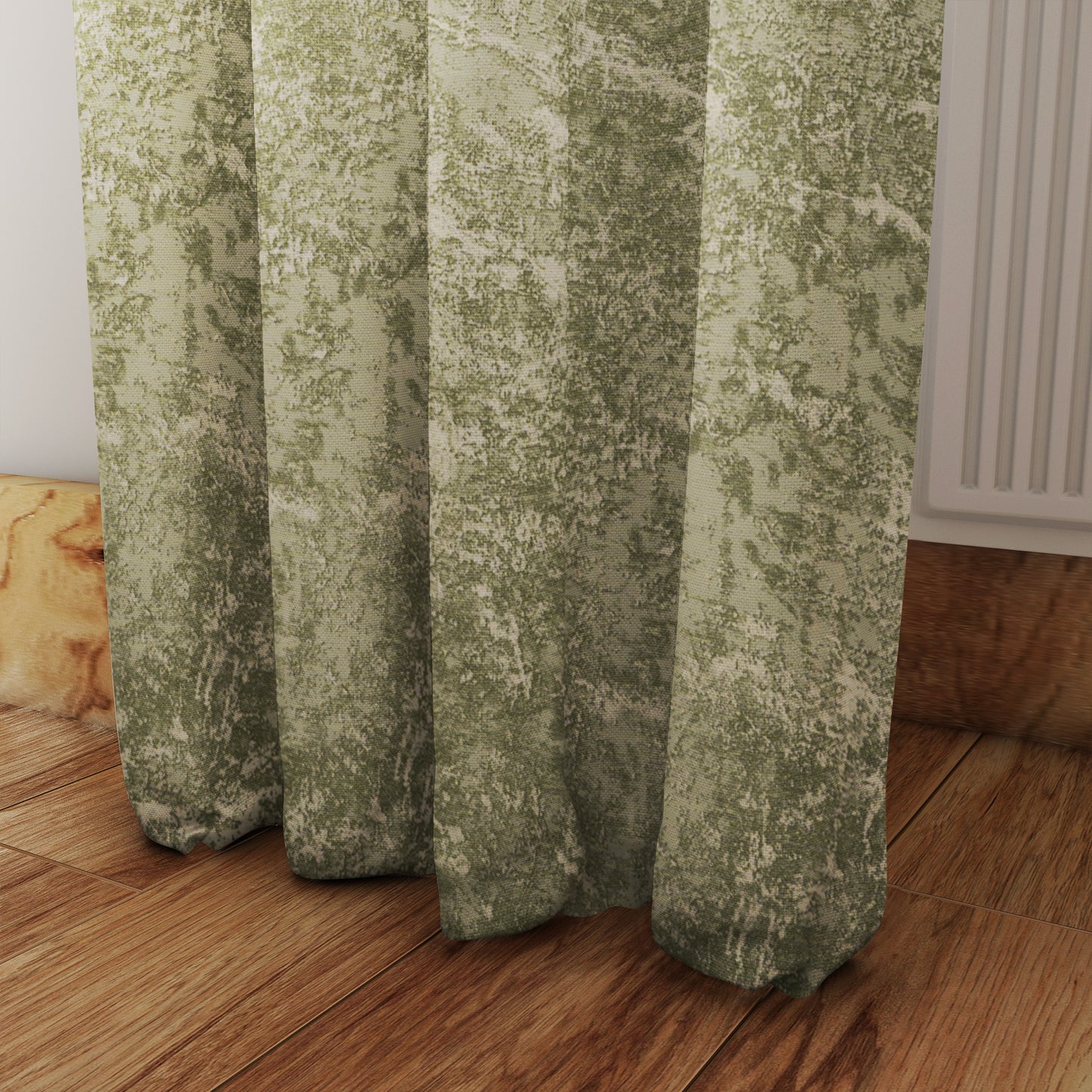 Curtain Street - 00041 Turbo Print Green