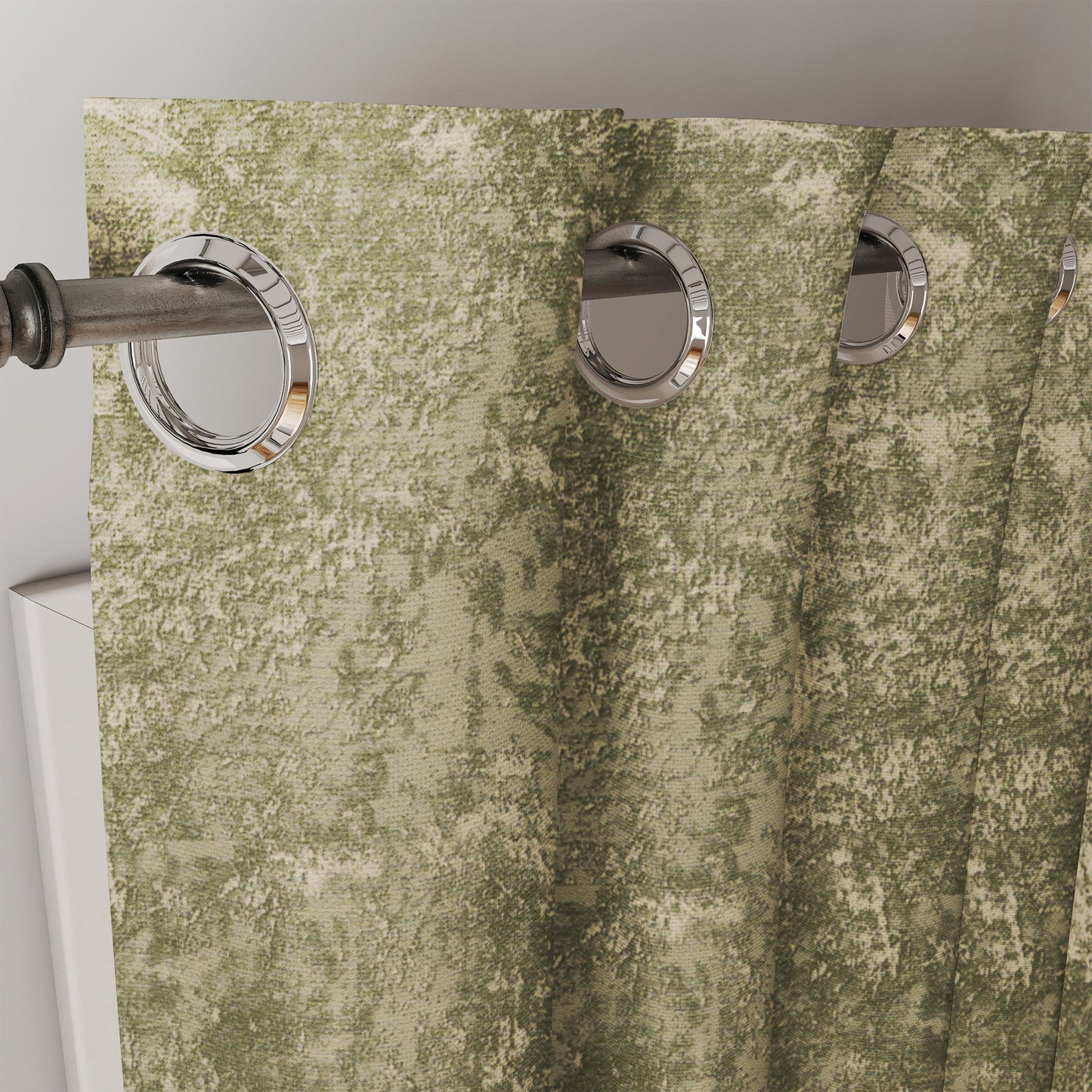 Curtain Street - 00041 Turbo Print Green