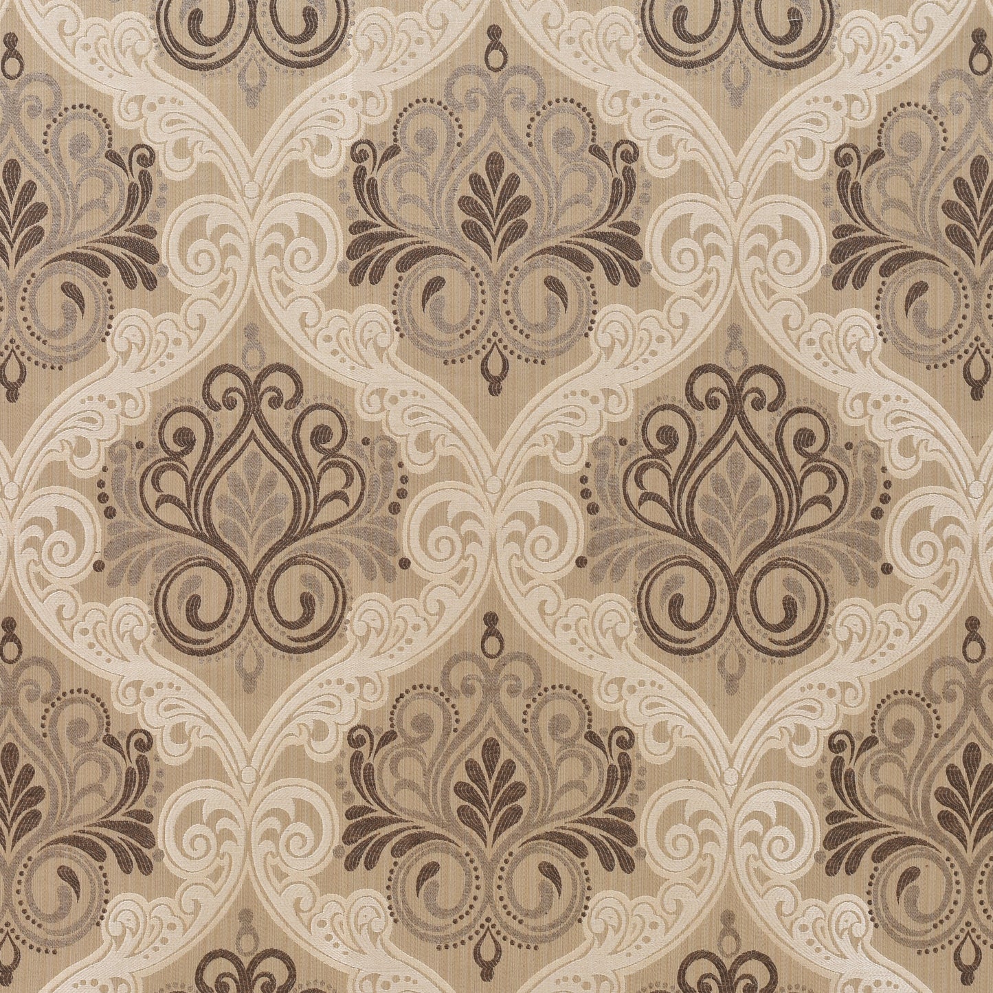 Curtain Street - Irish Medallion Curtain (75002-2) Beige