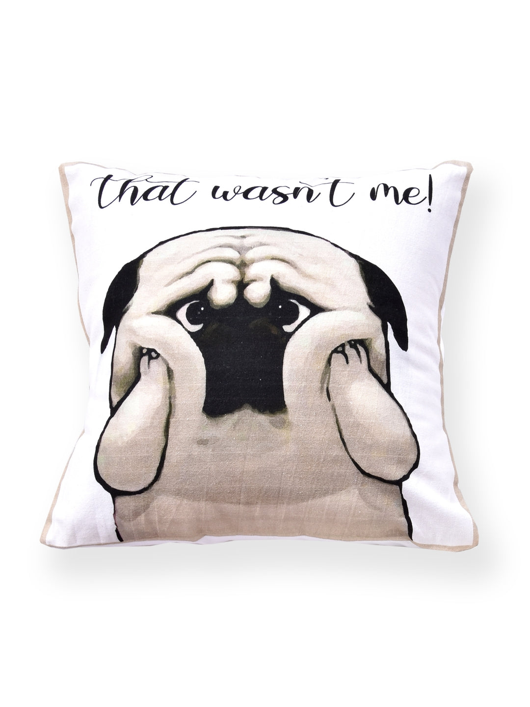 Dog Print Set of 2 Cushion Cover