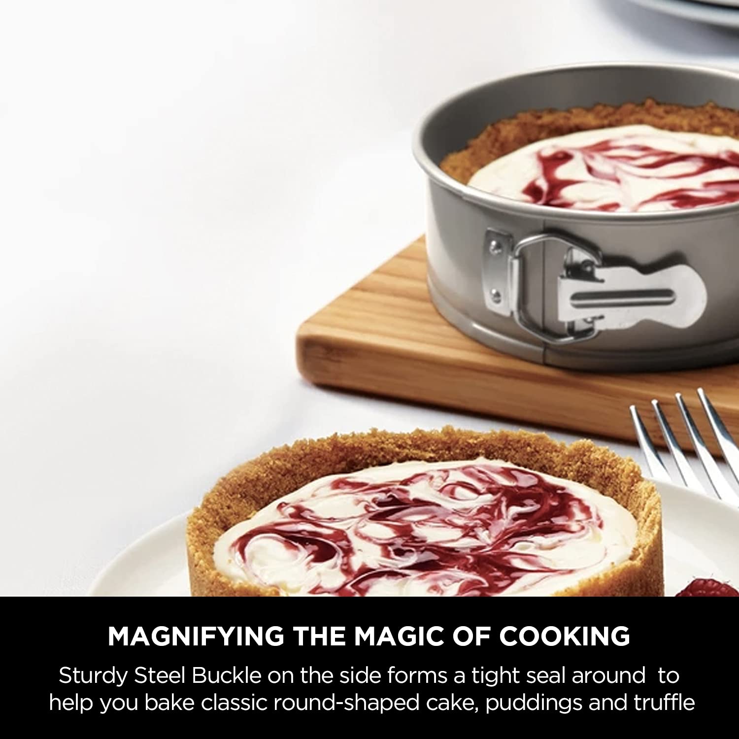 Meyer - Bakemaster Springform Cake Tin 20 Cm Grey - Ghar Sajawat