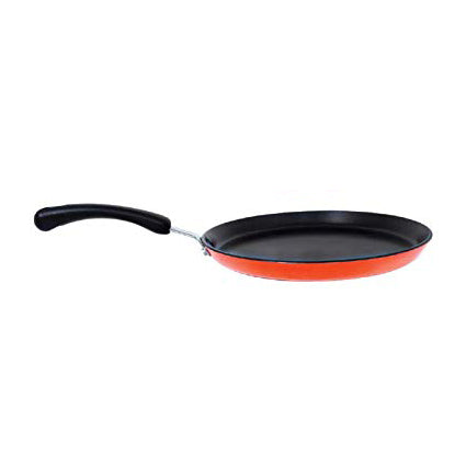 Meyer - Flat Tawa With Induction Non-Stick 28 Cm Orange - Ghar Sajawat