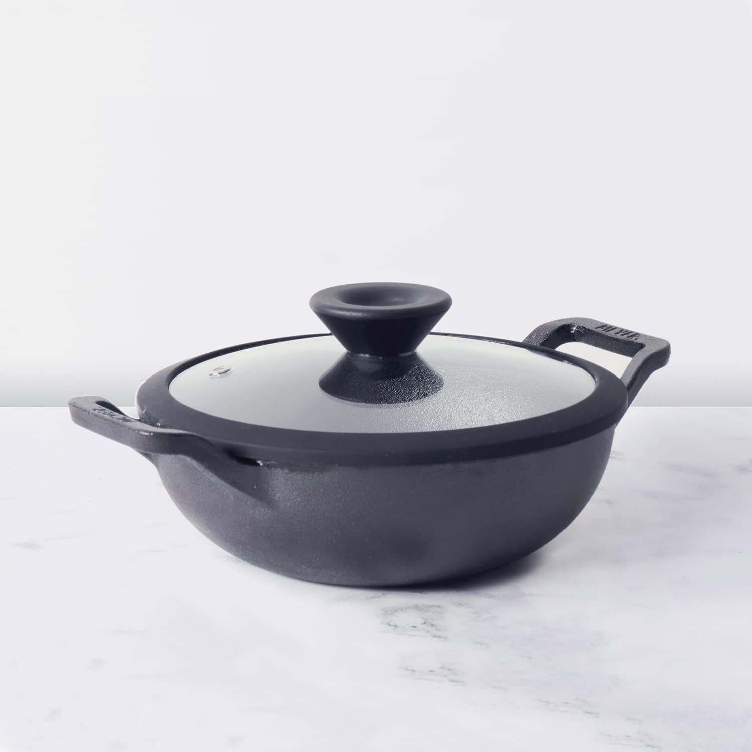 Meyer - PreSeasoned Kadai Cast Iron TOXIN-Free 30 Cm - 5.1 Ltr Black - Ghar Sajawat
