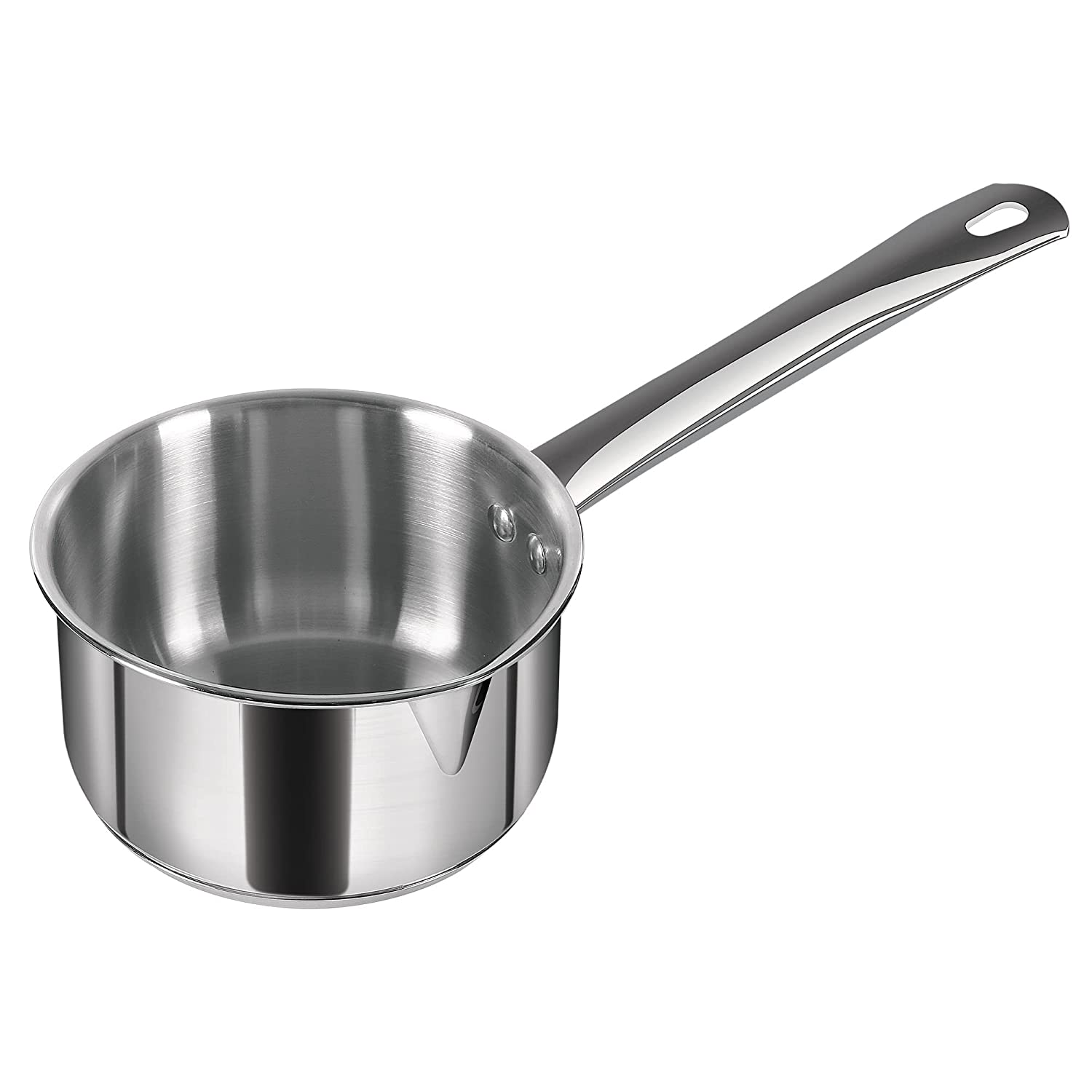 Milton - Procook Sauce Pan Bottom TriPly Stainless Steel 18 Cm - 2.3 Ltr Silver - Ghar Sajawat