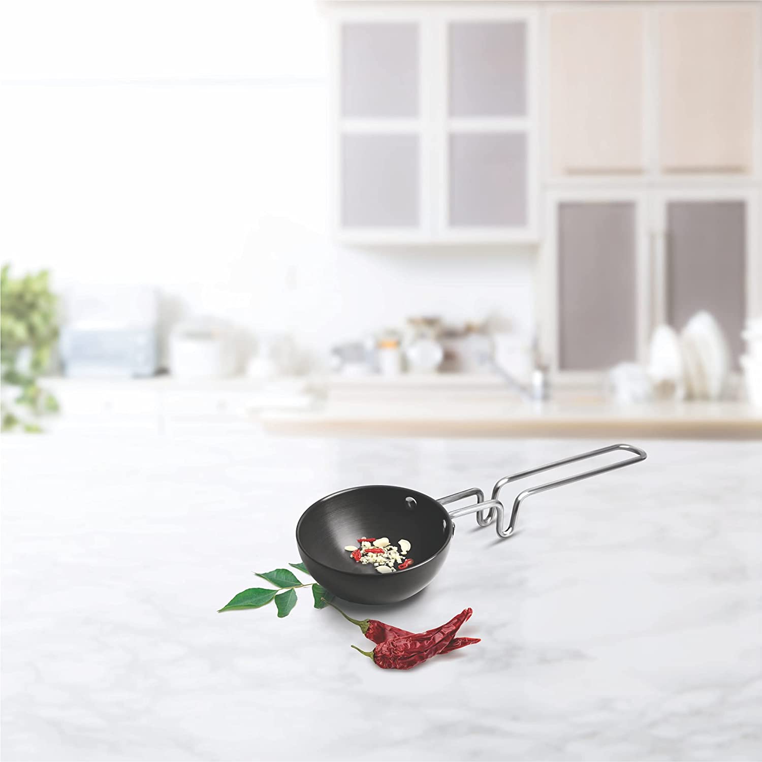 Milton - Procook Tadka Pan Hard Anodized 12 Cm Dark Grey - Ghar Sajawat