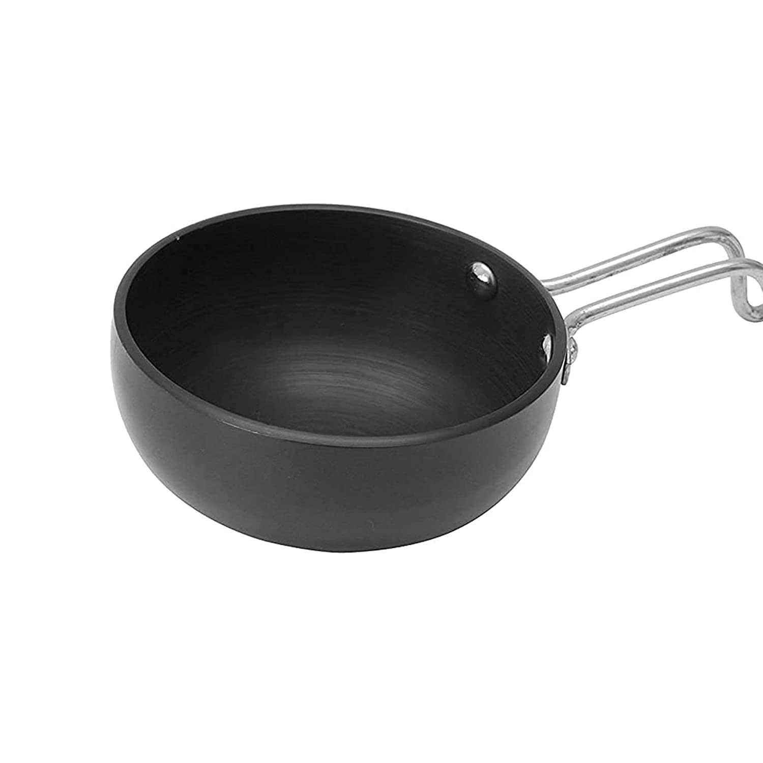 Milton - Procook Tadka Pan Hard Anodized 12 Cm Dark Grey - Ghar Sajawat