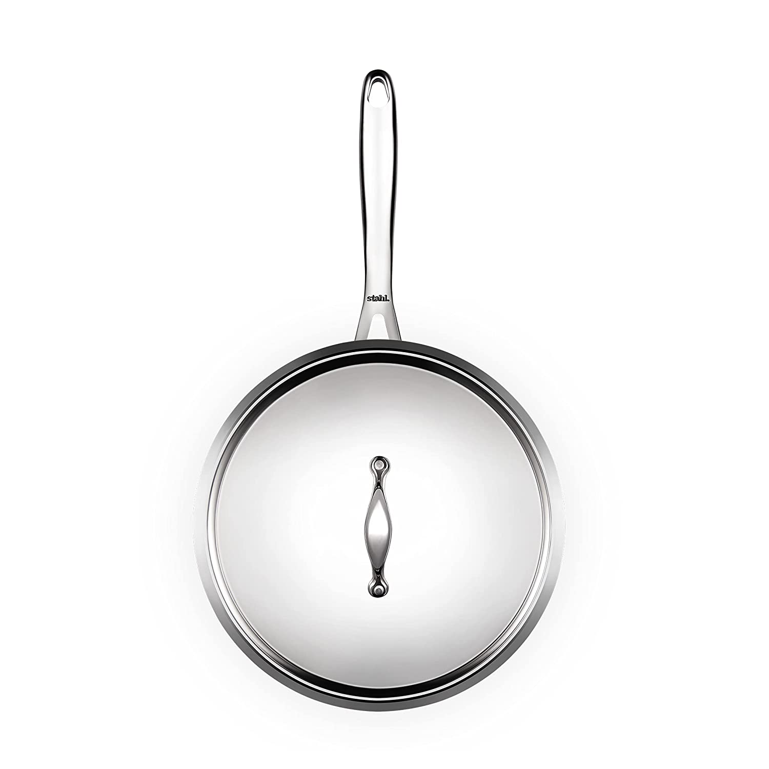Stahl - Artisan Frypan Triply Stainless Steel 24 Cm - 1.8 Ltr Silver - Ghar Sajawat