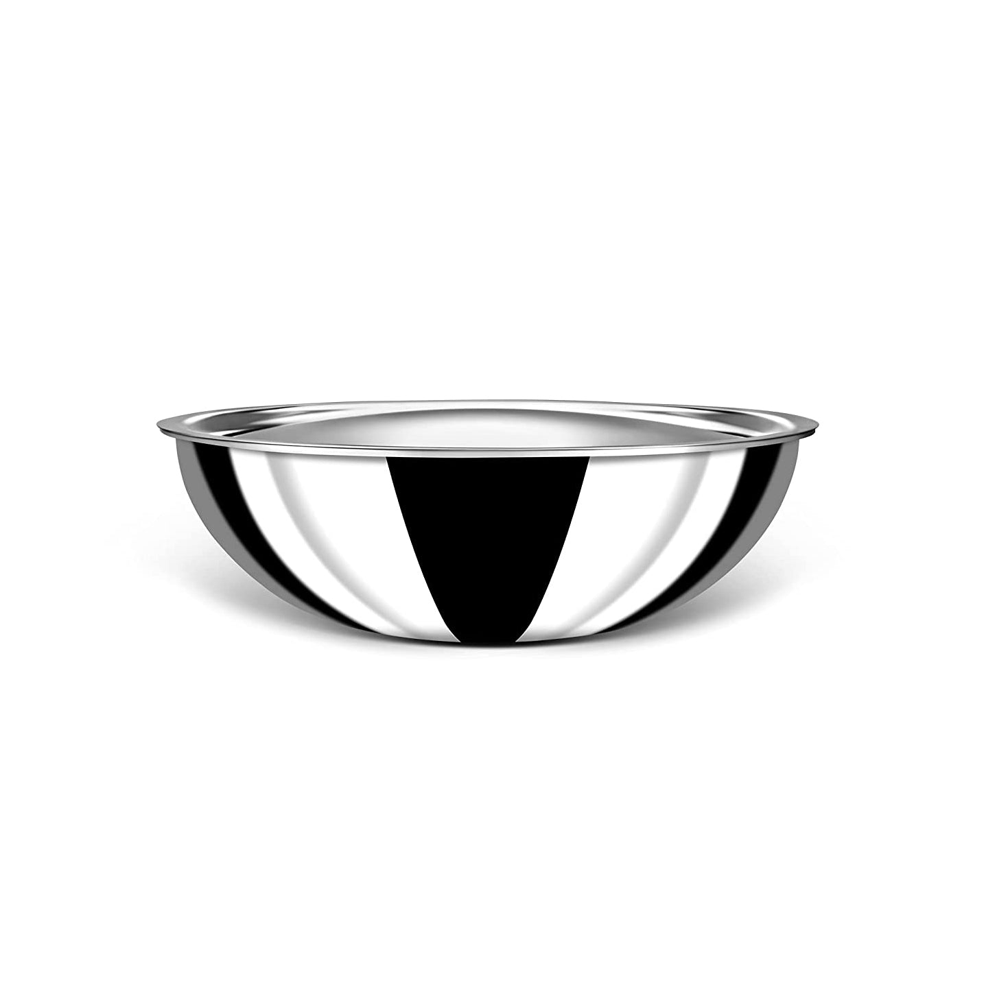 Stahl - Artisan Tasla Triply Stainless Steel 28 Cm - 4.4 Ltr Silver - Ghar Sajawat