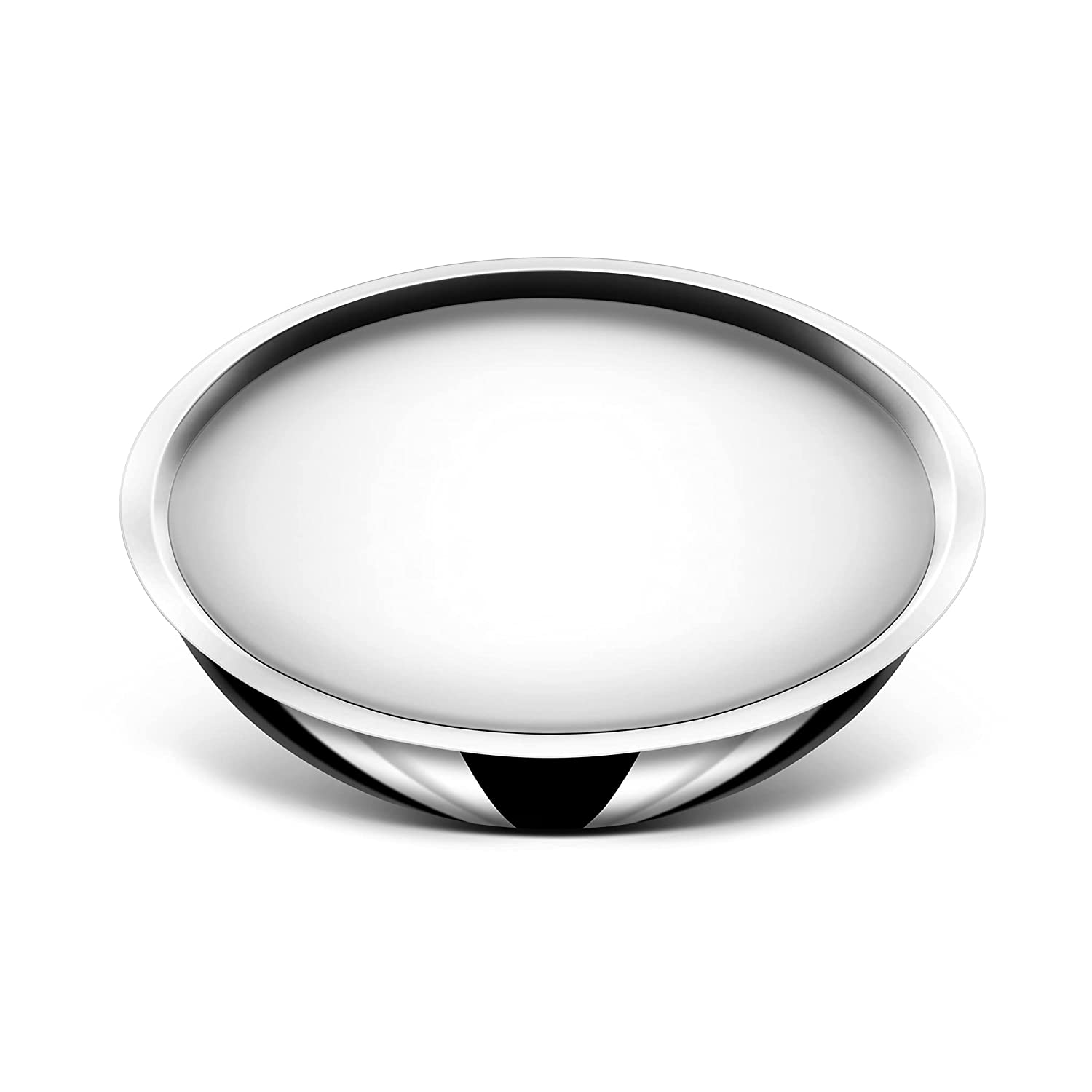 Stahl - Artisan Tasla Triply Stainless Steel 28 Cm - 4.4 Ltr Silver - Ghar Sajawat