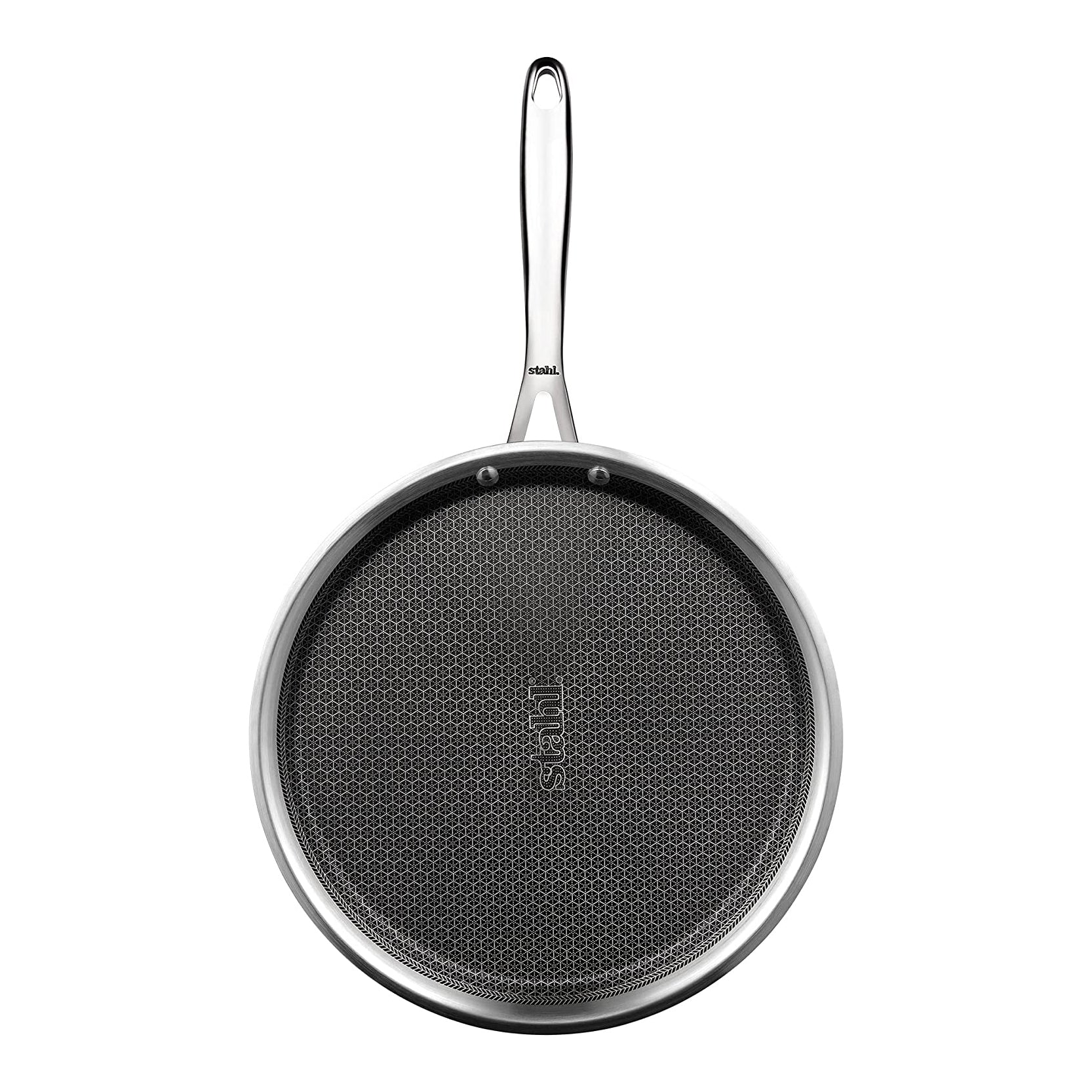 Stahl - Hybrid Tawa Non-Stick Triply Stainless Steel 30 Cm Silver - Ghar Sajawat