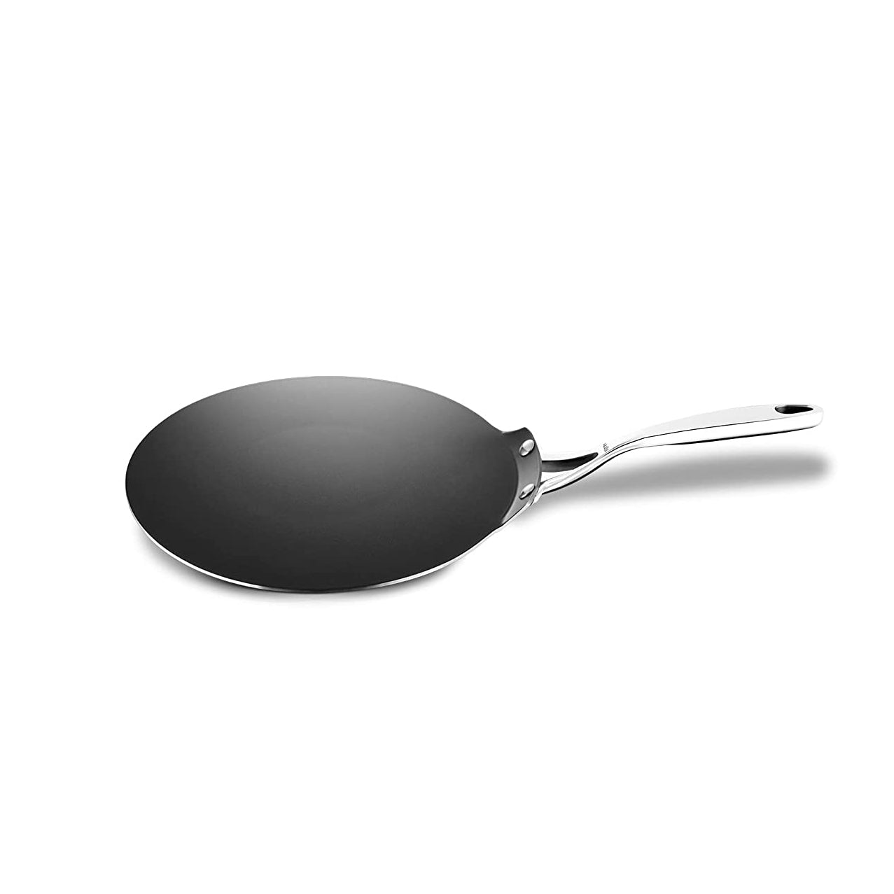 Stahl - Neverstick Tawa Non-Stick Triply Stainless Steel 28 cm Silver - Ghar Sajawat