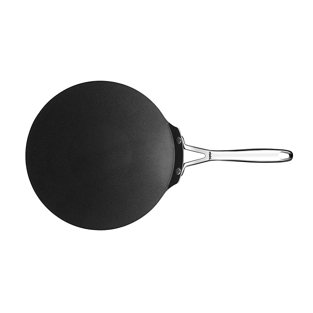 Stahl - Neverstick Tawa Non-Stick Triply Stainless Steel 28 cm Silver - Ghar Sajawat