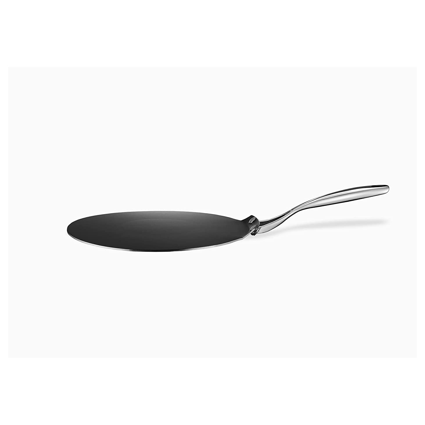 Stahl - Neverstick Tawa Non-Stick Triply Stainless Steel 28 cm Silver - Ghar Sajawat