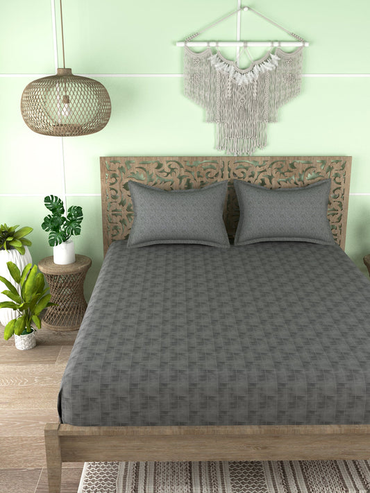 Abstract Super King 100% Cotton Bedsheet Set