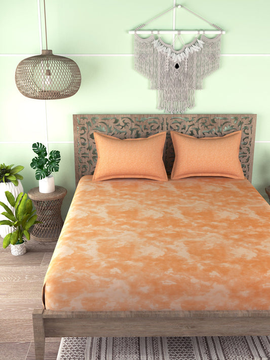 Abstract Super King 100% Cotton Bedsheet Set