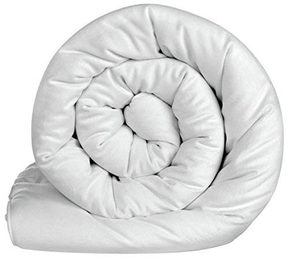 Pure White Microfiber Double comforter for Mild Winter