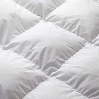Pure White Microfiber Double comforter for Mild Winter