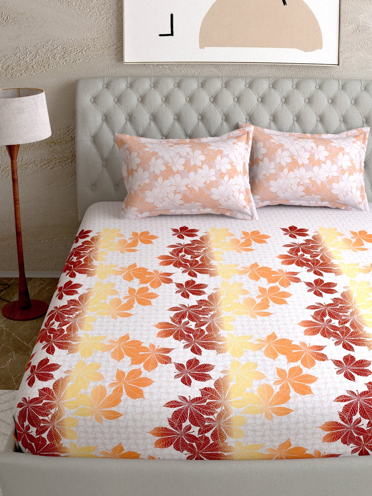 Cotton Satin Super King Bedsheet Combo Set