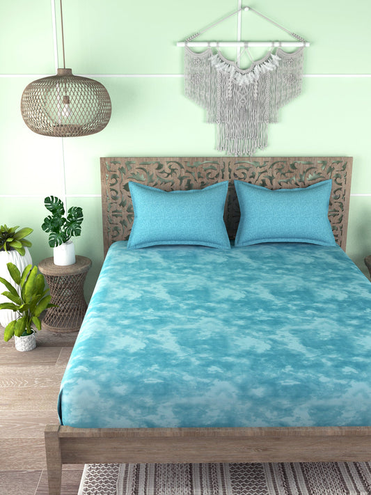 Abstract Super King 100% Cotton Bedsheet Set