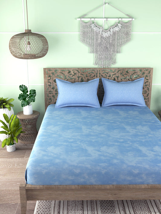 Abstract Super King 100% Cotton Bedsheet Set