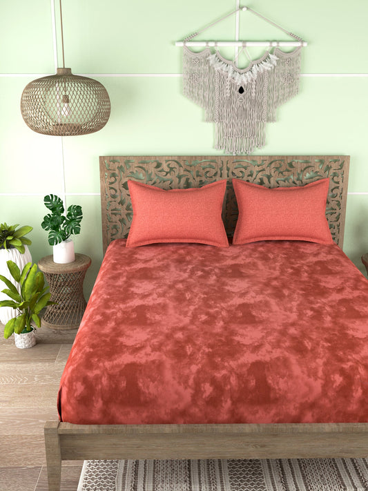 Abstract Super King 100% Cotton Bedsheet Set