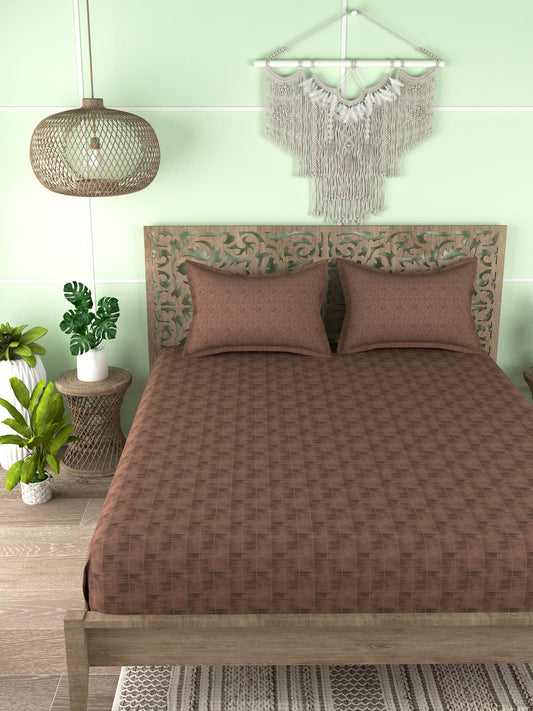 Abstract Super King 100% Cotton Bedsheet Set