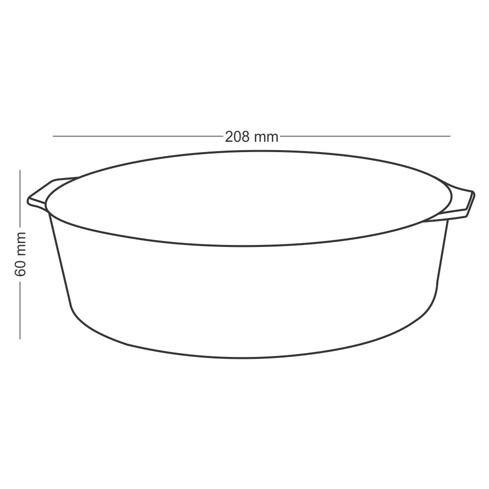 Borosil - Cake Dish Microwave Safe Borosilicate Glass 1.2 Ltr Transparent - Ghar Sajawat
