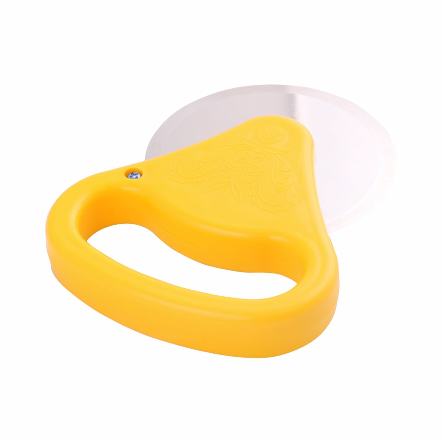 Classy Touch - Pizza Cutter Stainless Steel Yellow - Ghar Sajawat