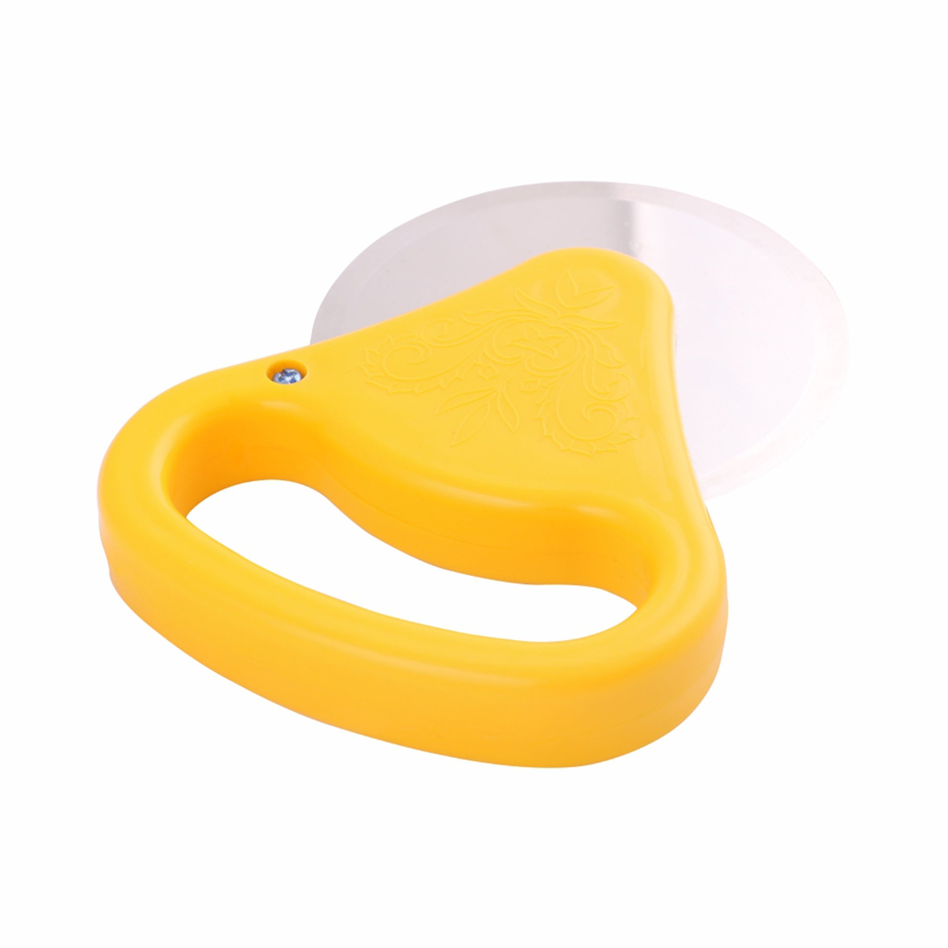 Classy Touch - Pizza Cutter Stainless Steel Yellow - Ghar Sajawat