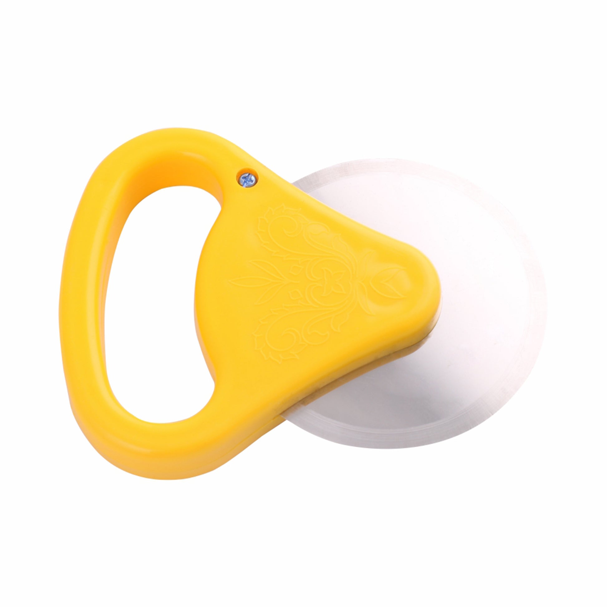 Classy Touch - Pizza Cutter Stainless Steel Yellow - Ghar Sajawat