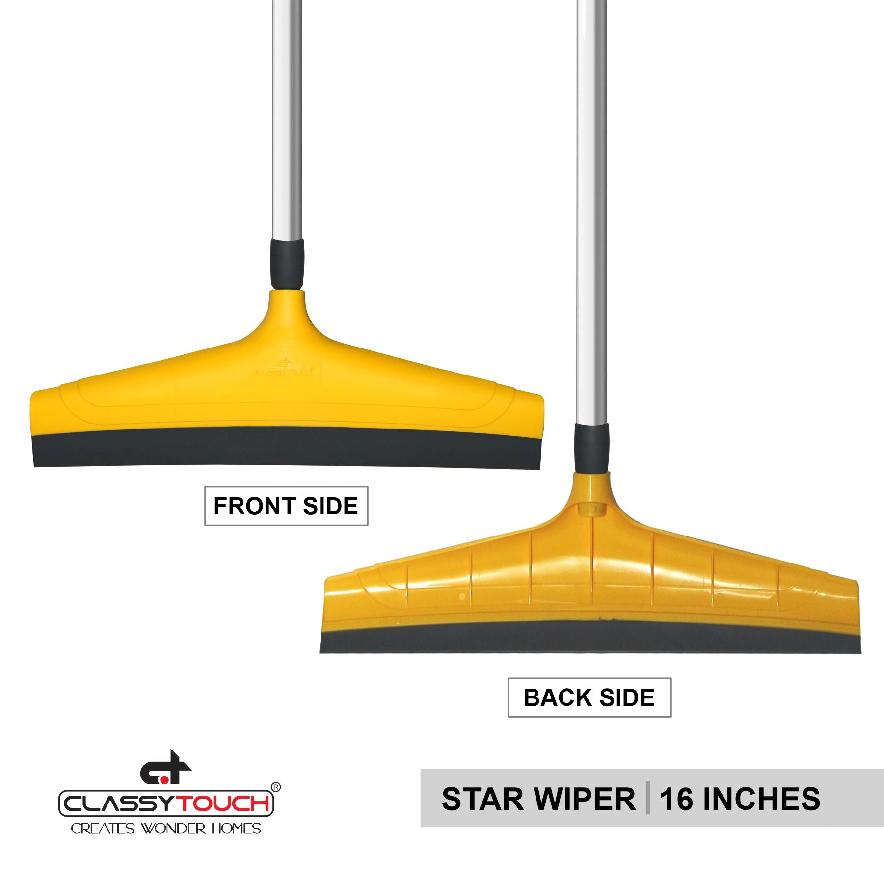 Classy Touch - Star Wiper 16" (Ct-1173) Yellow - Ghar Sajawat