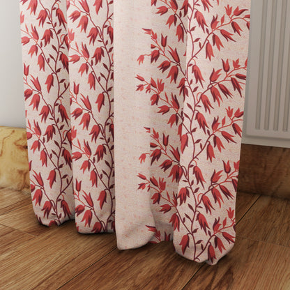 Curtain Street - 00043 Turbo Print Maroon