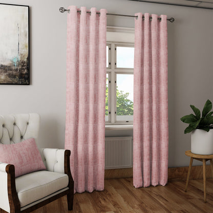 Curtain Street - Cameo Texture Curtain (00002-045) Pink