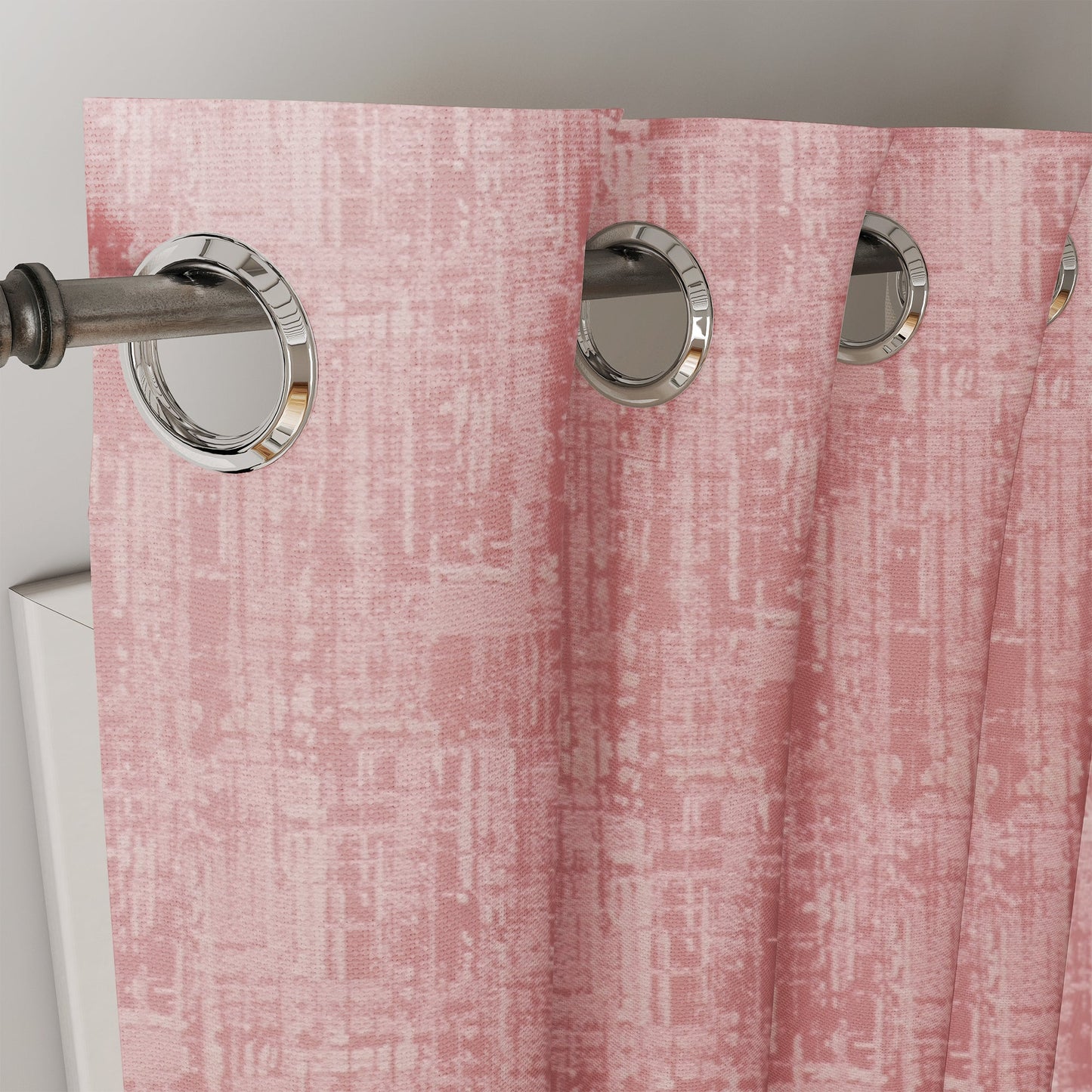 Curtain Street - Cameo Texture Curtain (00002-045) Pink