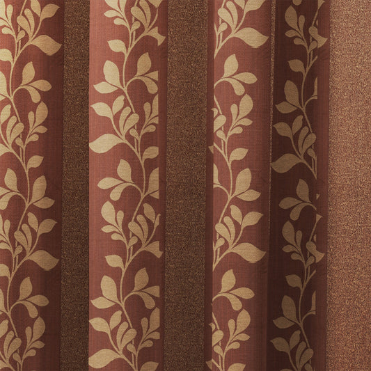 Curtain Street - Candy Leaf Curtain (05101-006) Brown