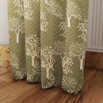 Curtain Street - Heavy Print 101 Green