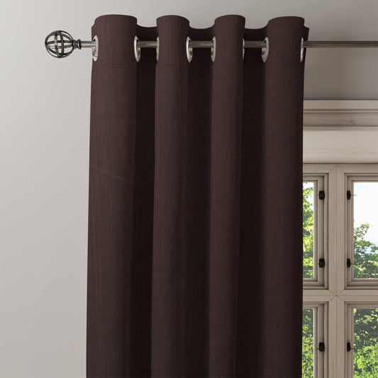 Curtain Street - Ice Crush Simple Curtain (019) Brown
