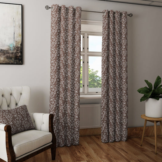 Curtain Street - Radiance Tree Bush Curtain (00102-005) Brown