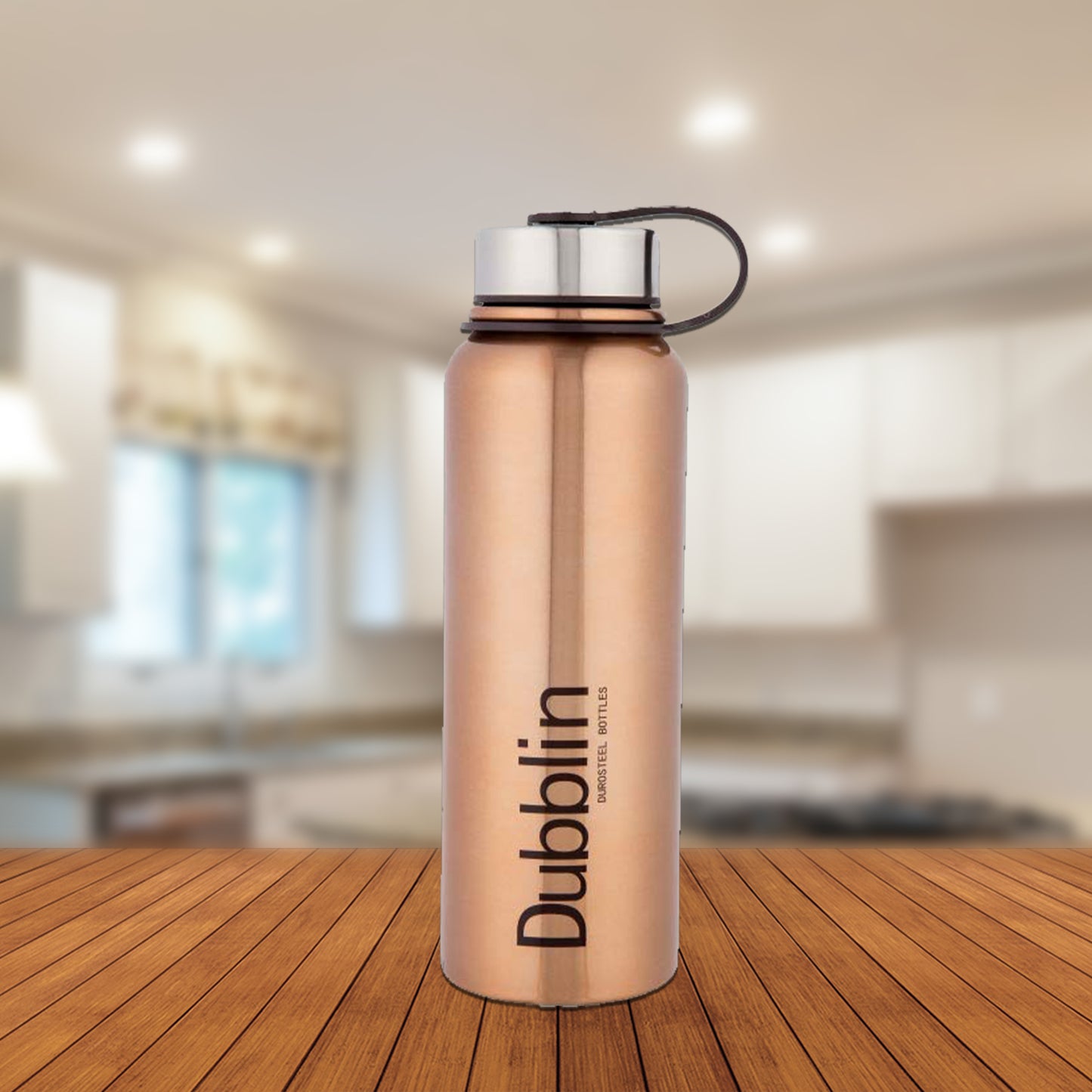 Dubblin - Turbo Thermosteel Bottle 1100ML Gold - Ghar Sajawat