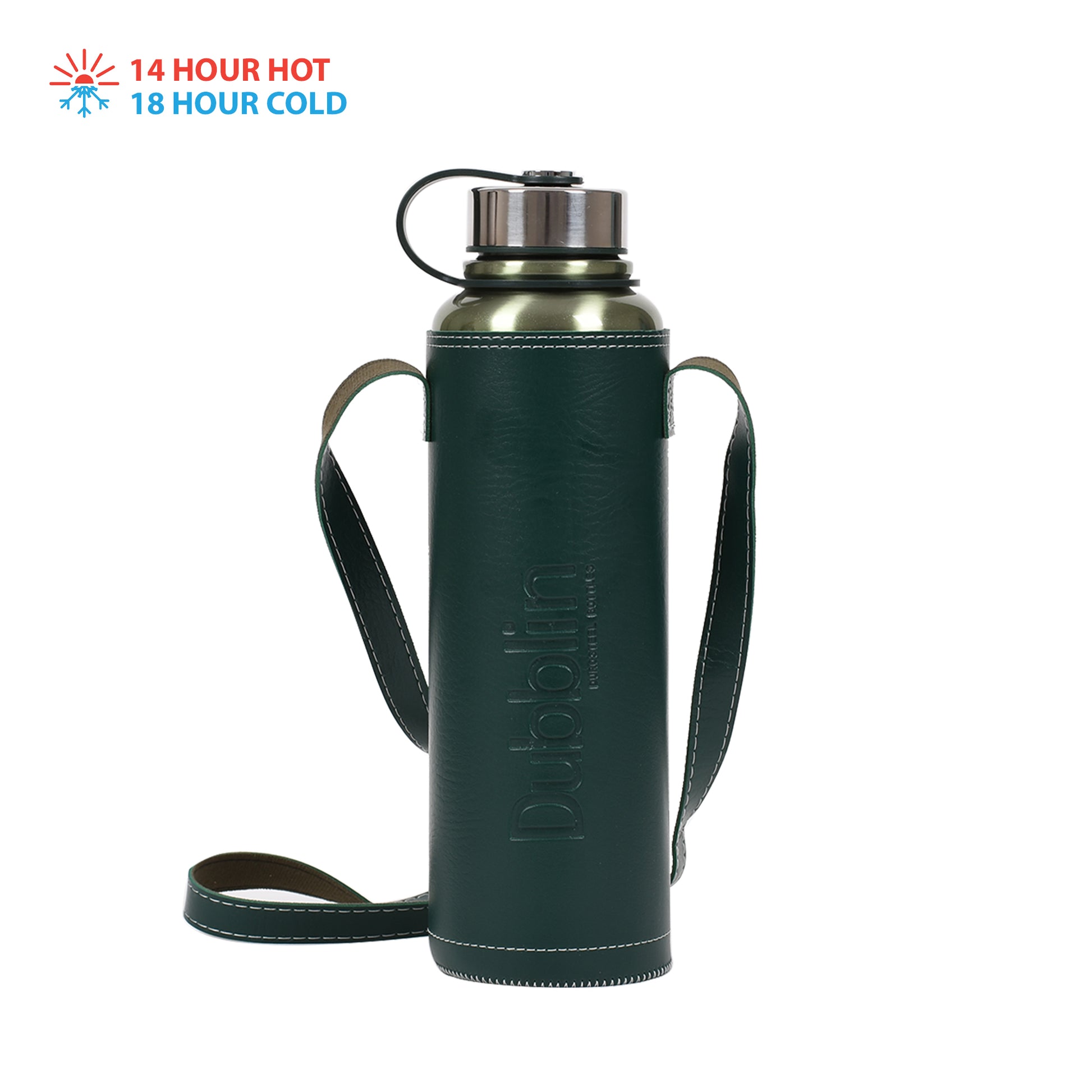 Dubblin - Turbo Thermosteel Bottle 1500ML Green - Ghar Sajawat