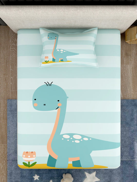 Kids 100% Cotton Single Bedsheet Set