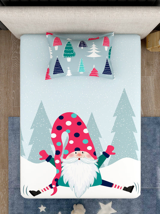 Kids 100% Cotton Single Bedsheet Set