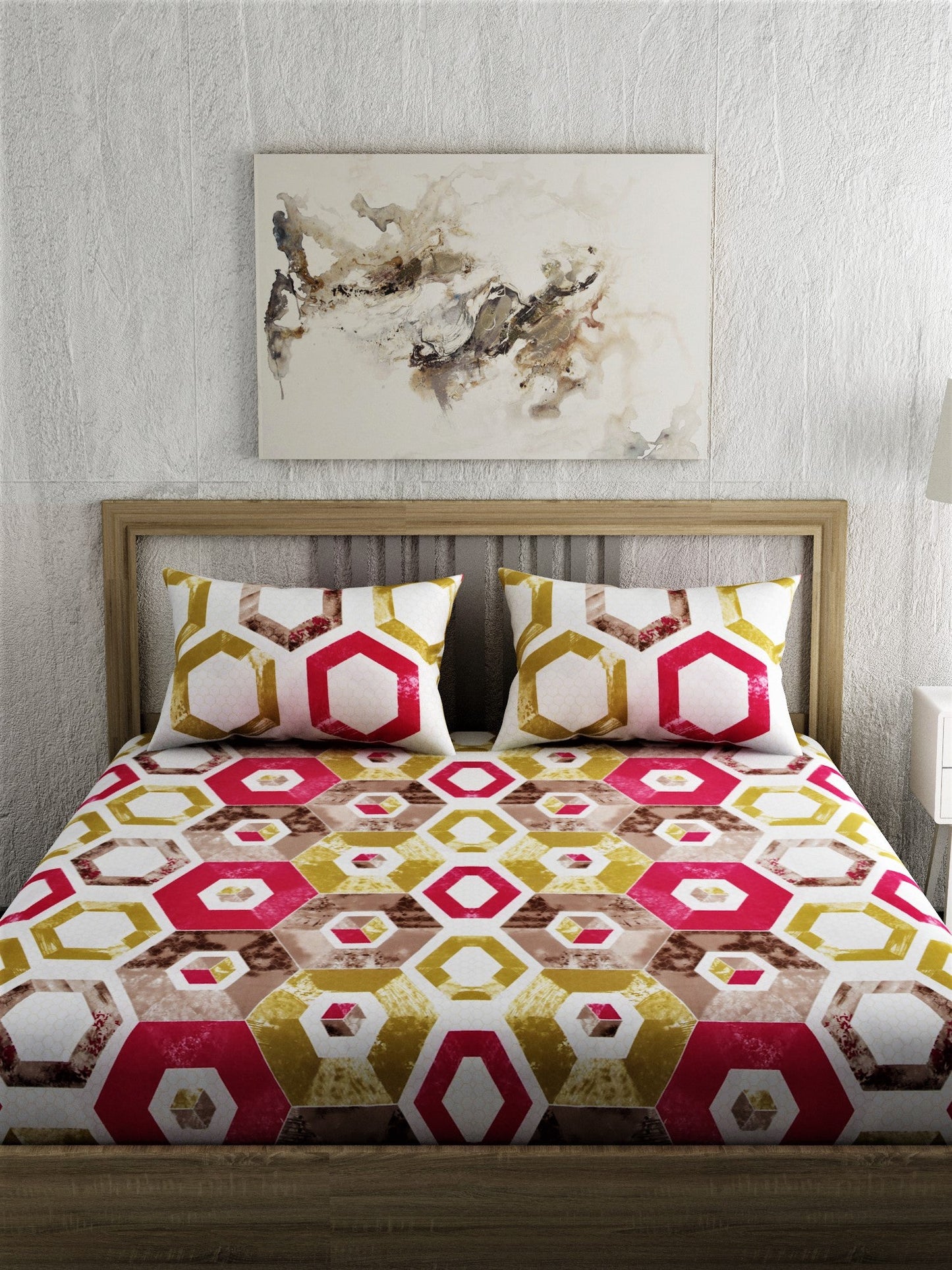 Super King 100% Cotton Bedsheet Set