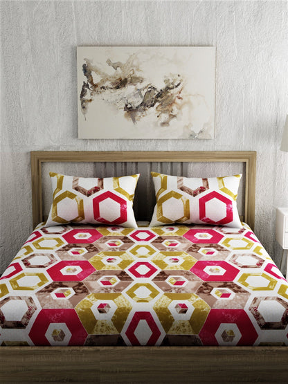 Super King 100% Cotton Bedsheet Set