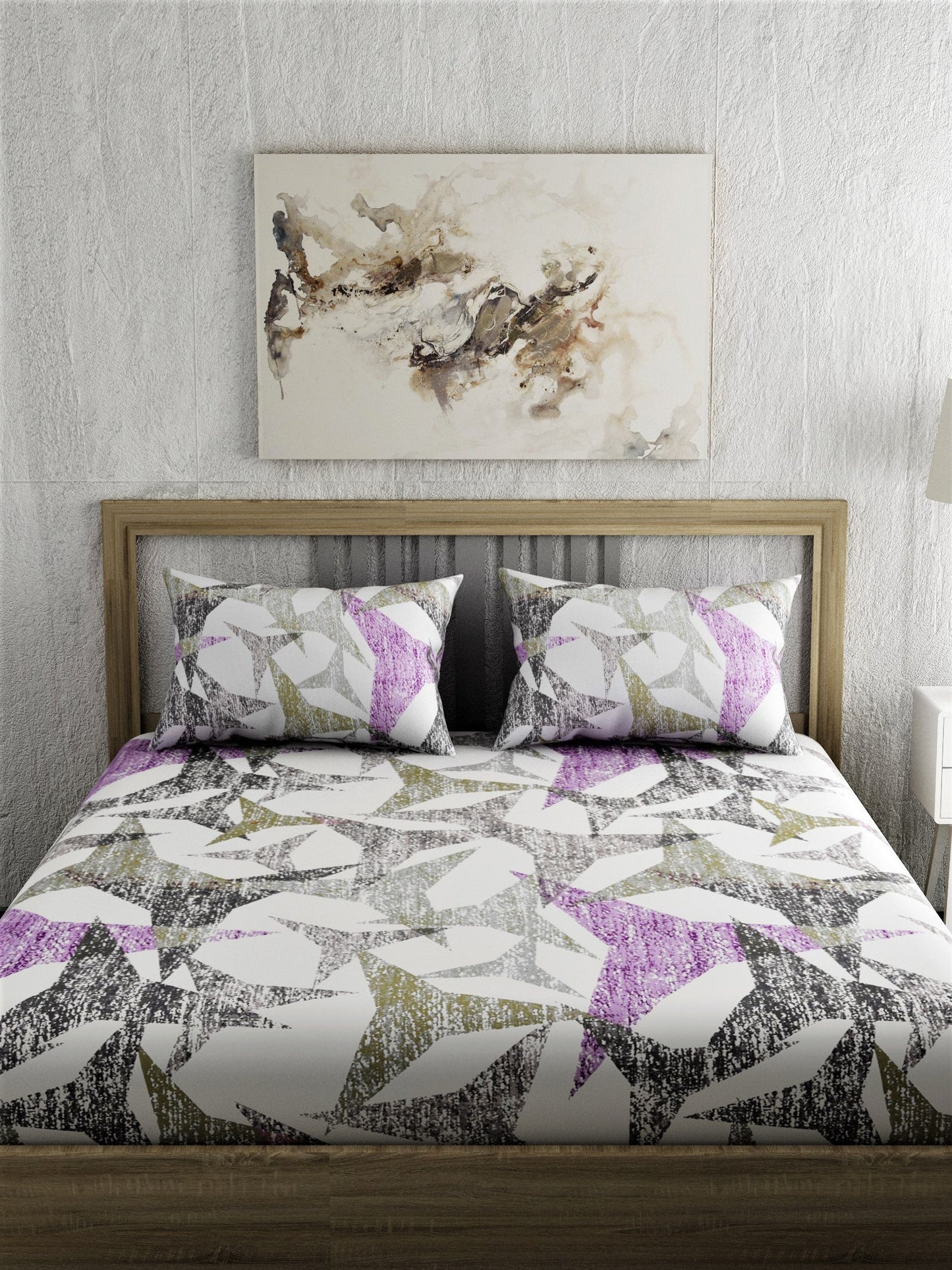 Super King 100% Cotton Bedsheet Set